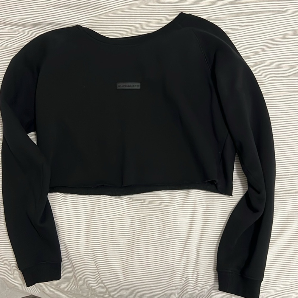 Alphalete cropped sweater
